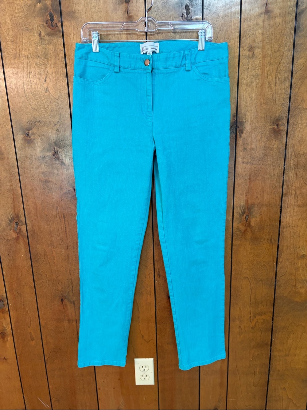 Elliott Lauren Teal Skinny Pants